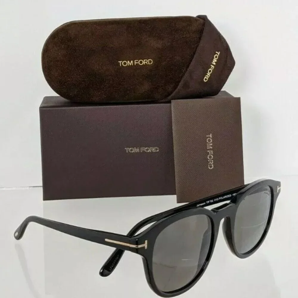 Tom Ford Black Polarized 57mm Sunglasses